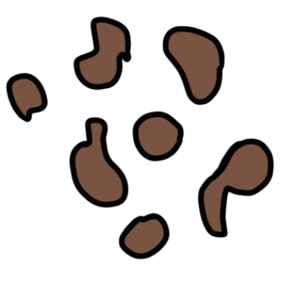 some brown spots.